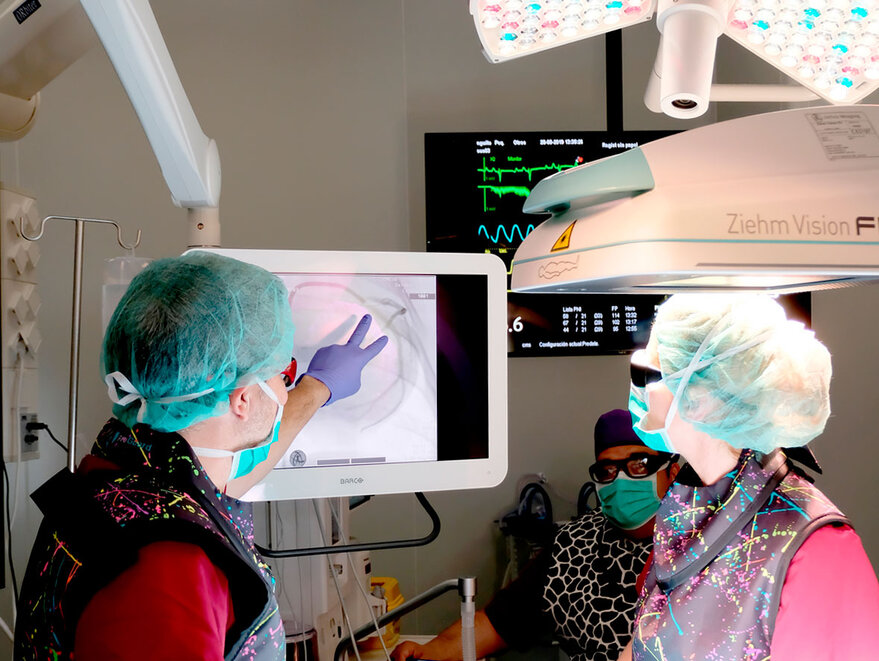 Built-in cutting-edge angiology technologies available